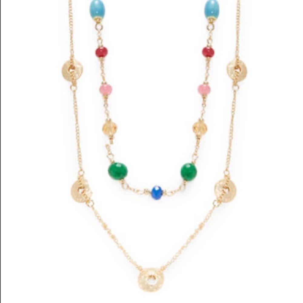 Lauren Ralph Lauren Semi-Precious Double Strand Necklace
